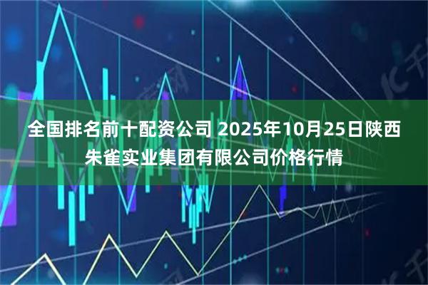 全国排名前十配资公司 2025年10月25日陕西朱雀实业集团有限公司价格行情